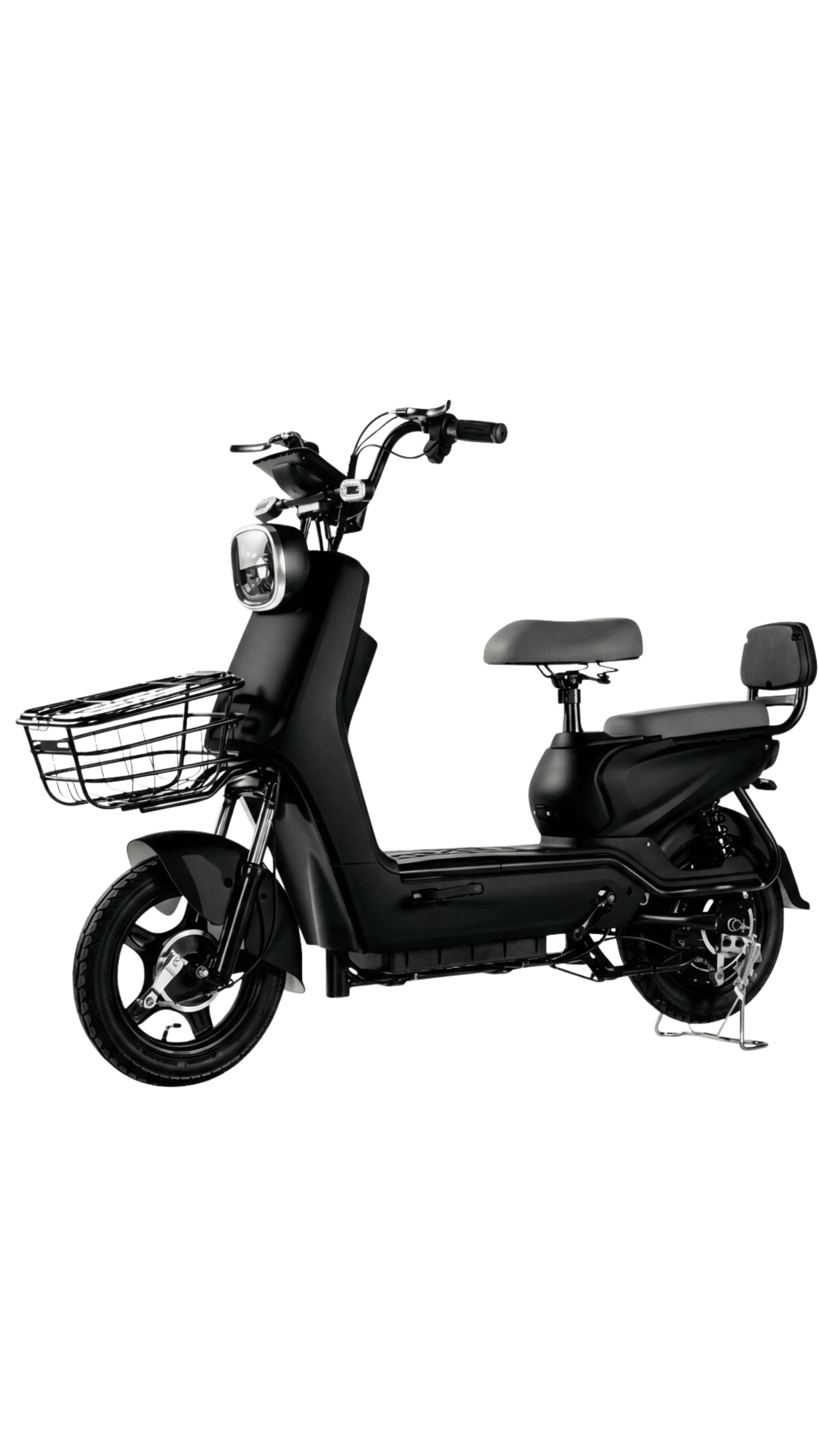 Moto Eléctrica 350W Aluminio — Negro
