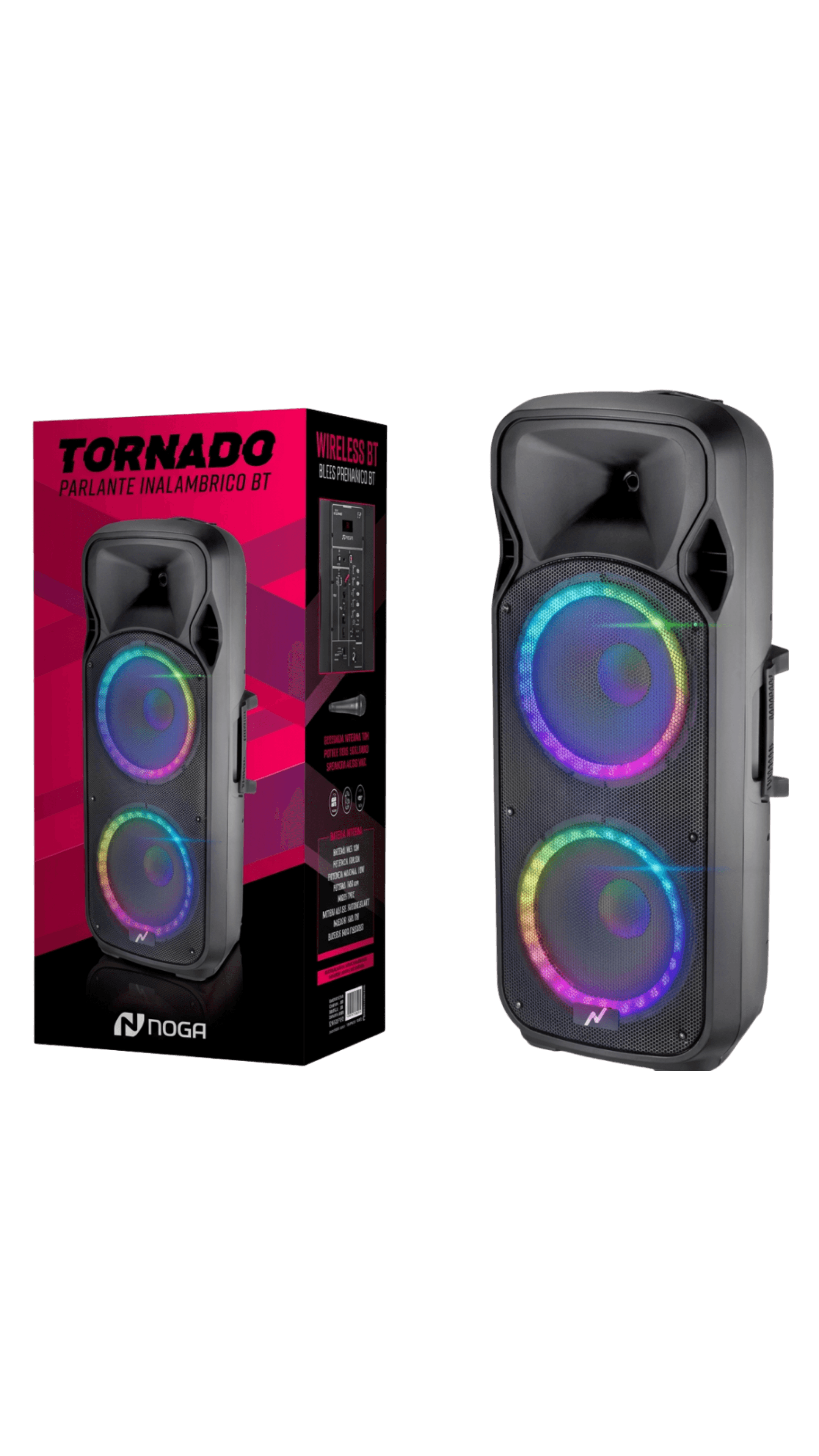Parlante Tornado Inalámbrico Noga